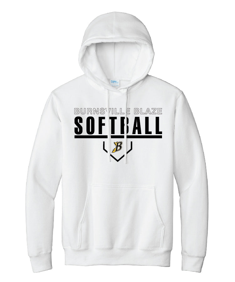 Burnsville White Essential hoodie