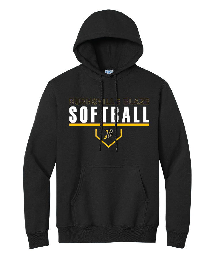 Burnsville Black Essential hoodie