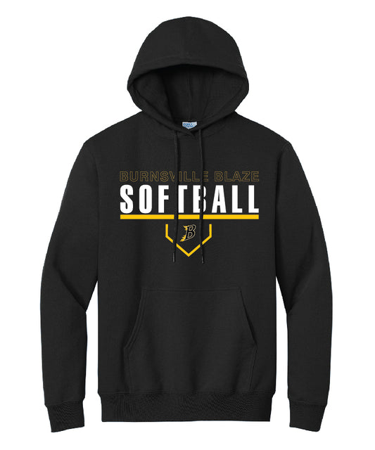 Burnsville Black Essential hoodie