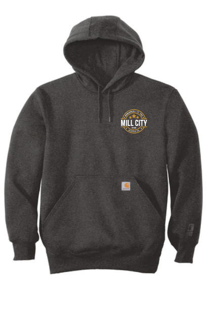 Carhartt ® Rain Defender ® Paxton Heavyweight Hooded Sweatshirt (Carbon)