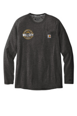 Carhartt Force Long Sleeve Pocket T-Shirt (Carbon)