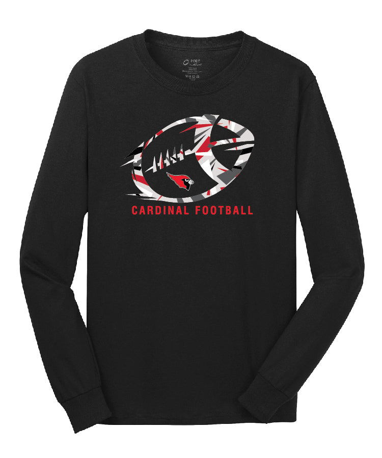 BA Football Black Long Sleeve Tee