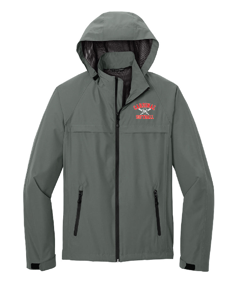 BA Softball Waterproof Jacket - Magnet Grey (men and women)