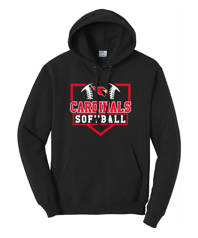 BA Softball Essential Hoodie - Black