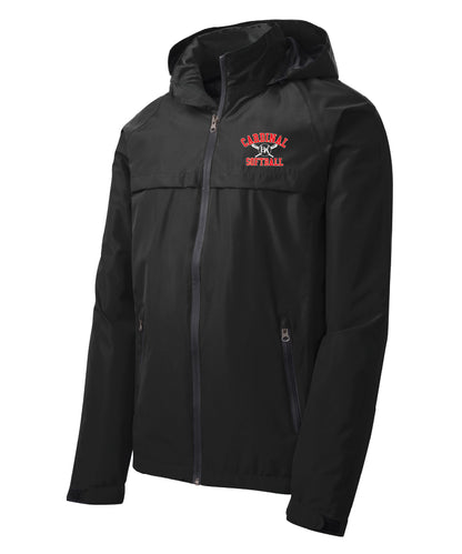 BA Softball Waterproof Jacket - BLACK (men and women)