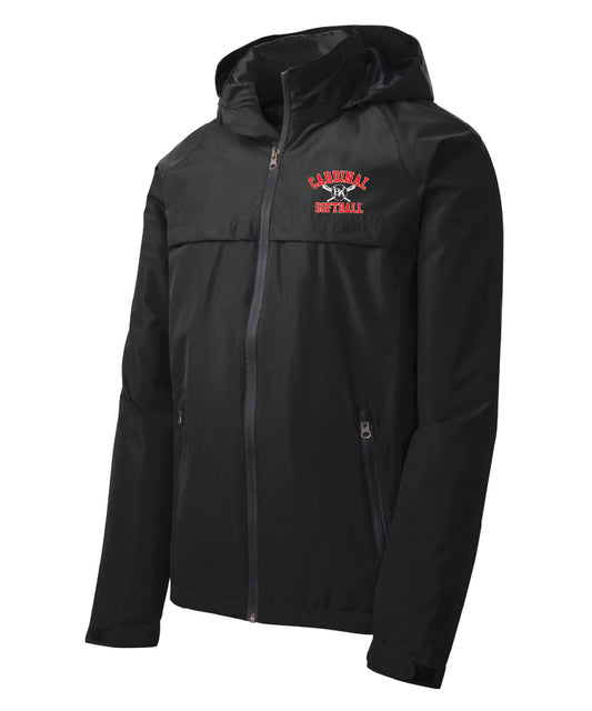 BA Softball Waterproof Jacket - BLACK (men and women)