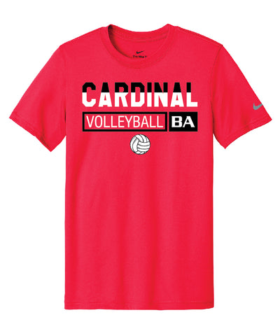 BA Volleyball - Nike Tee - Red