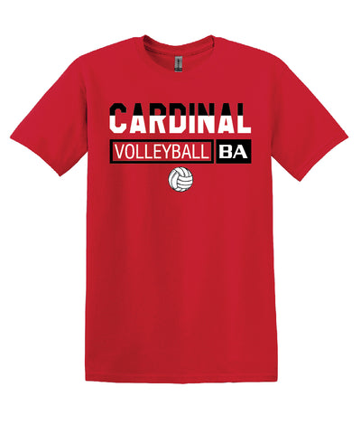 BA Volleyball Tee - Red