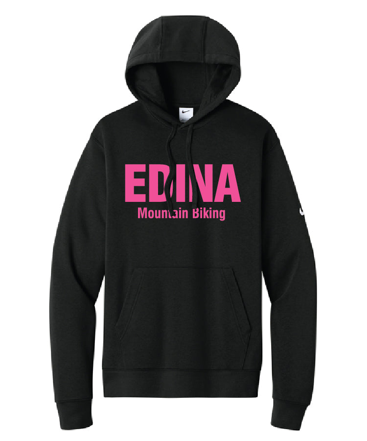 Black Hoodie - NIKE - PINK Logo
