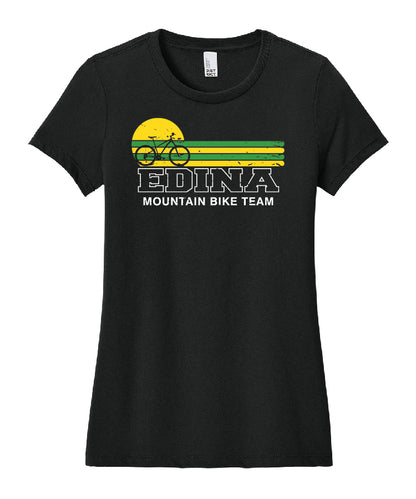 Black Short Sleeve Ladies - Edina