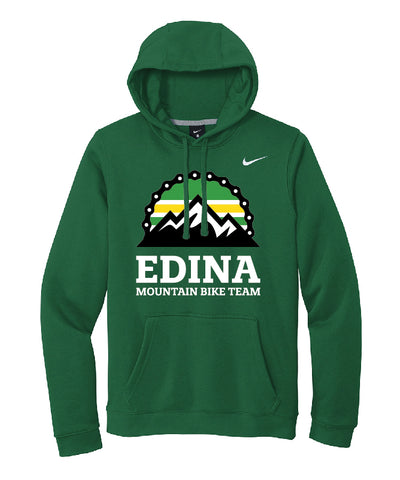 Green NIKE Hoodie - Edina (adult and youth)