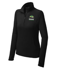 Black 1/4 ZIP - Edina (men's and women's)