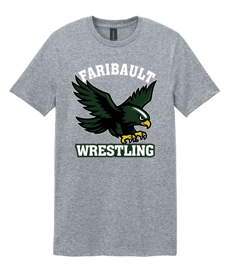 Faribault Wrestling Tee - Sport Grey