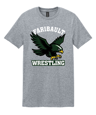 Faribault Wrestling Tee - Sport Grey