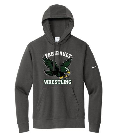 Faribault Wrestling Hoodie NIKE  - Anthracite