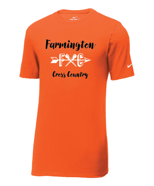 Summer XC Nike Short Sleeve Orange tee FXC logo