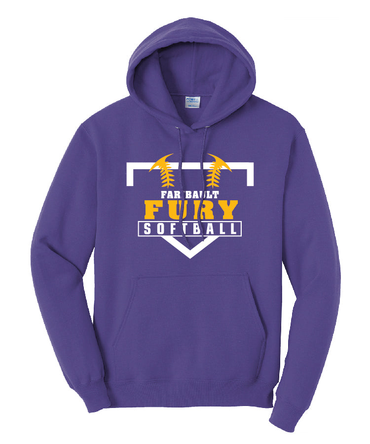FURY Home Plate hoodie (adult and youth)