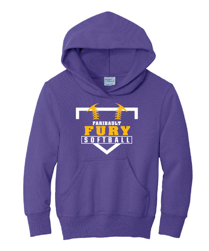 FURY Home Plate hoodie (adult and youth)