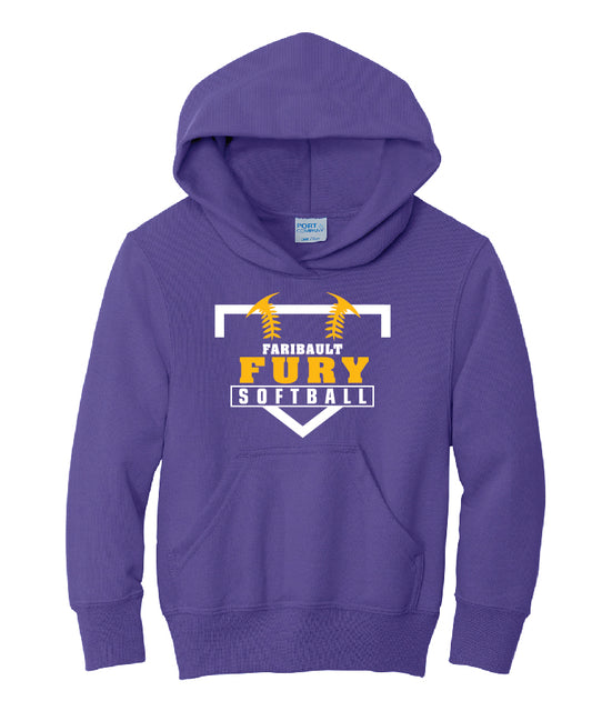 FURY Home Plate hoodie (adult and youth)