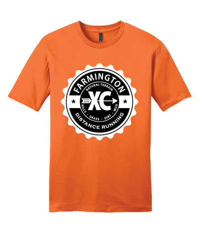 Farmington Cross Country Short Sleeve Shirt - Orange
