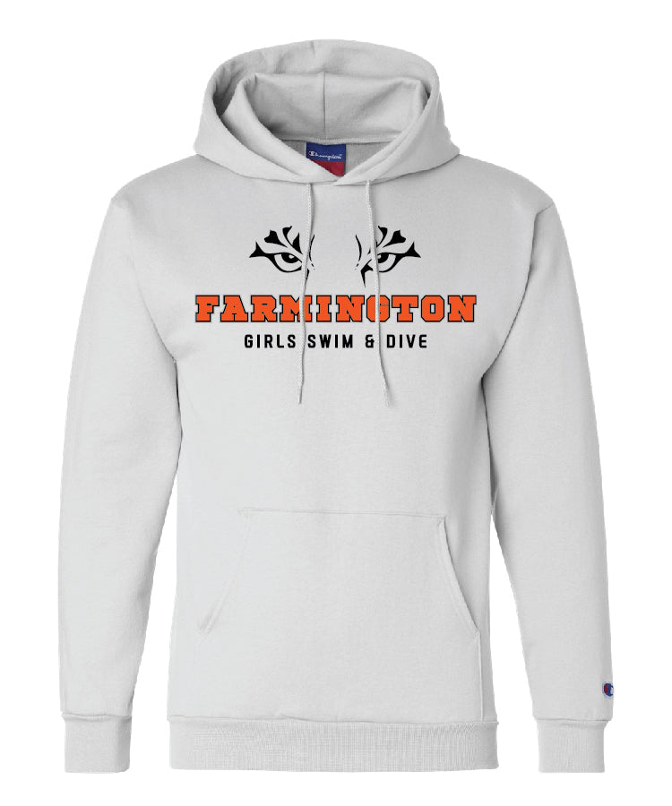 Farmington Swim & Dive Hoodie - White