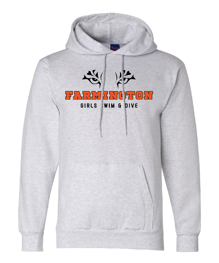 Farmington Swim & Dive Hoodie - Silver\Grey