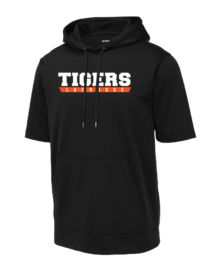 Tiger Lacrosse Short Sleeve Hoodie (adult and youth)