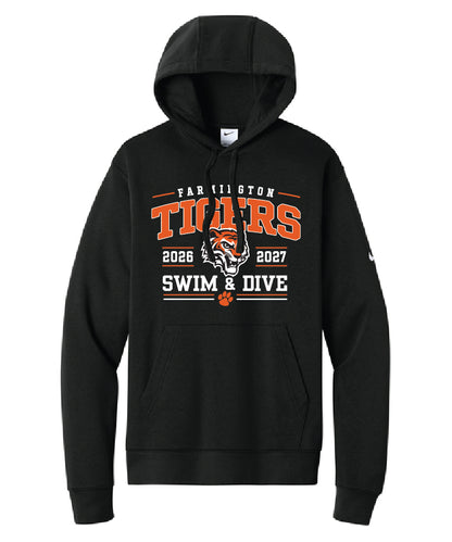 Boys Swim & Dive NIKE Hoodie (optional name)