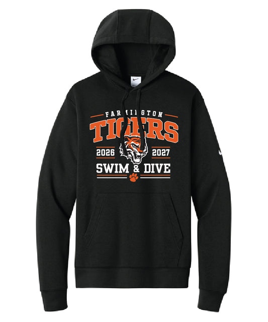 Boys Swim & Dive NIKE Hoodie (optional name)