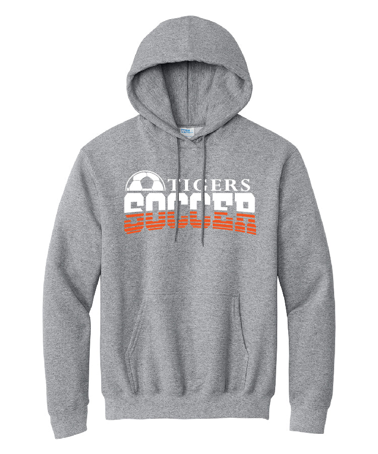 Farmington Soccer TIGERS Soccer GREY Hoodie (Adult and youth)