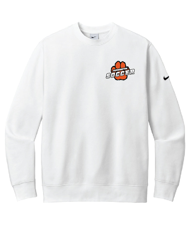 White NIKE Crew
