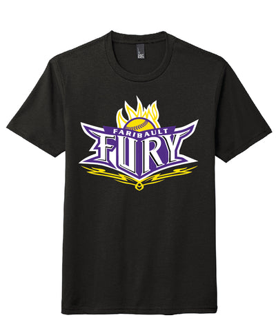 Fury Flame Logo Black T-Shirt