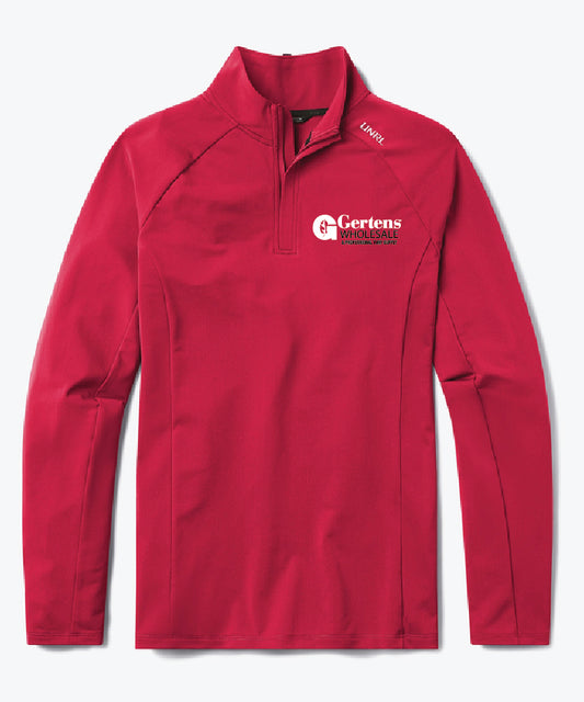 Red UNRL HIGHLANDS 1/4 zip