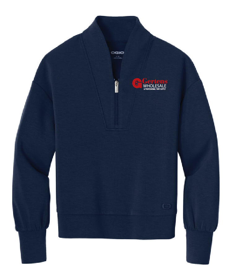 Blue OGIO® Women’s Transcend 1/4-Zip