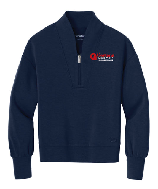Blue OGIO® Women’s Transcend 1/4-Zip