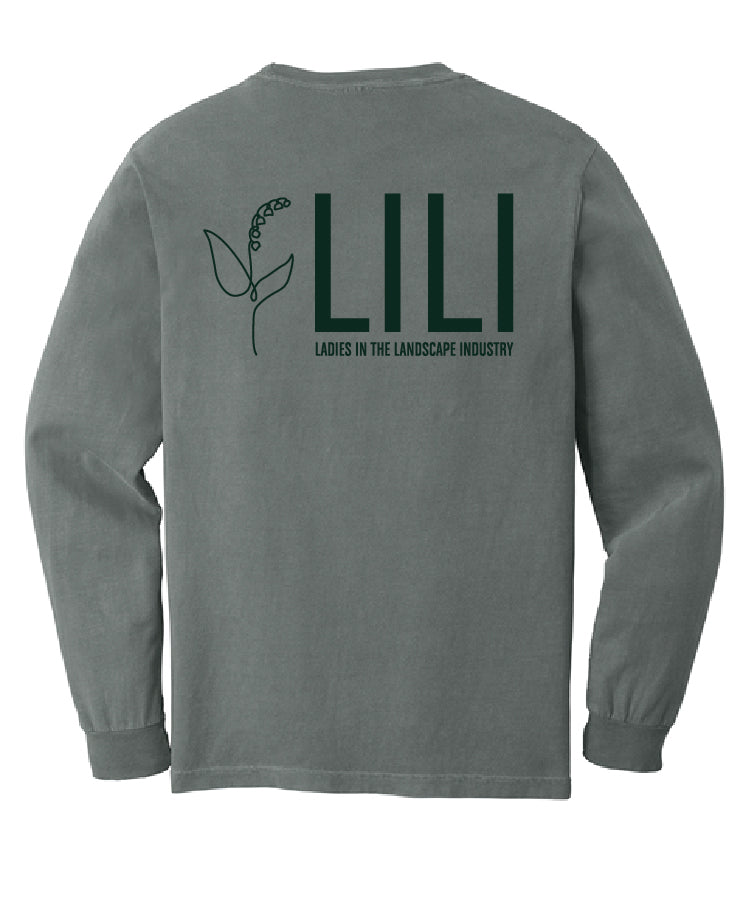 LILI Comfort Colors Heavyweight Ring Spun Long Sleeve Pocket Tee
