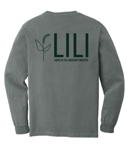 LILI Comfort Colors Heavyweight Ring Spun Long Sleeve Pocket Tee