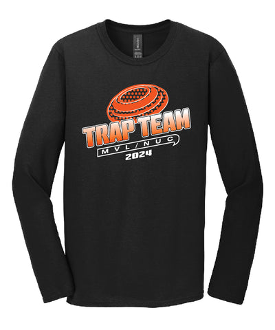 Trap Cotton/Blend  Long Sleeve T-Shirt - Black