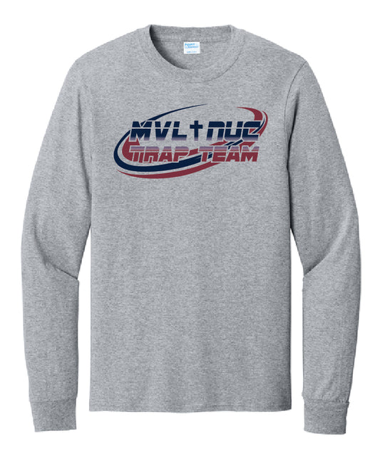 Trap Cotton/Blend  Long Sleeve T-Shirt - Athletic Heather