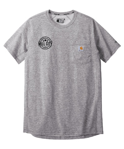 Carhartt Force Short Sleeve Pocket T-Shirt (Heather Gray)