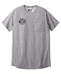 Carhartt Force Short Sleeve Pocket T-Shirt (Heather Gray)