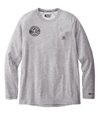 Carhartt Force Long Sleeve Pocket T-Shirt (Heather Gray)