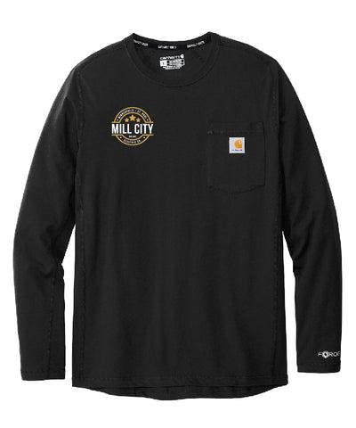 Carhartt Force Long Sleeve Pocket T-Shirt (black)