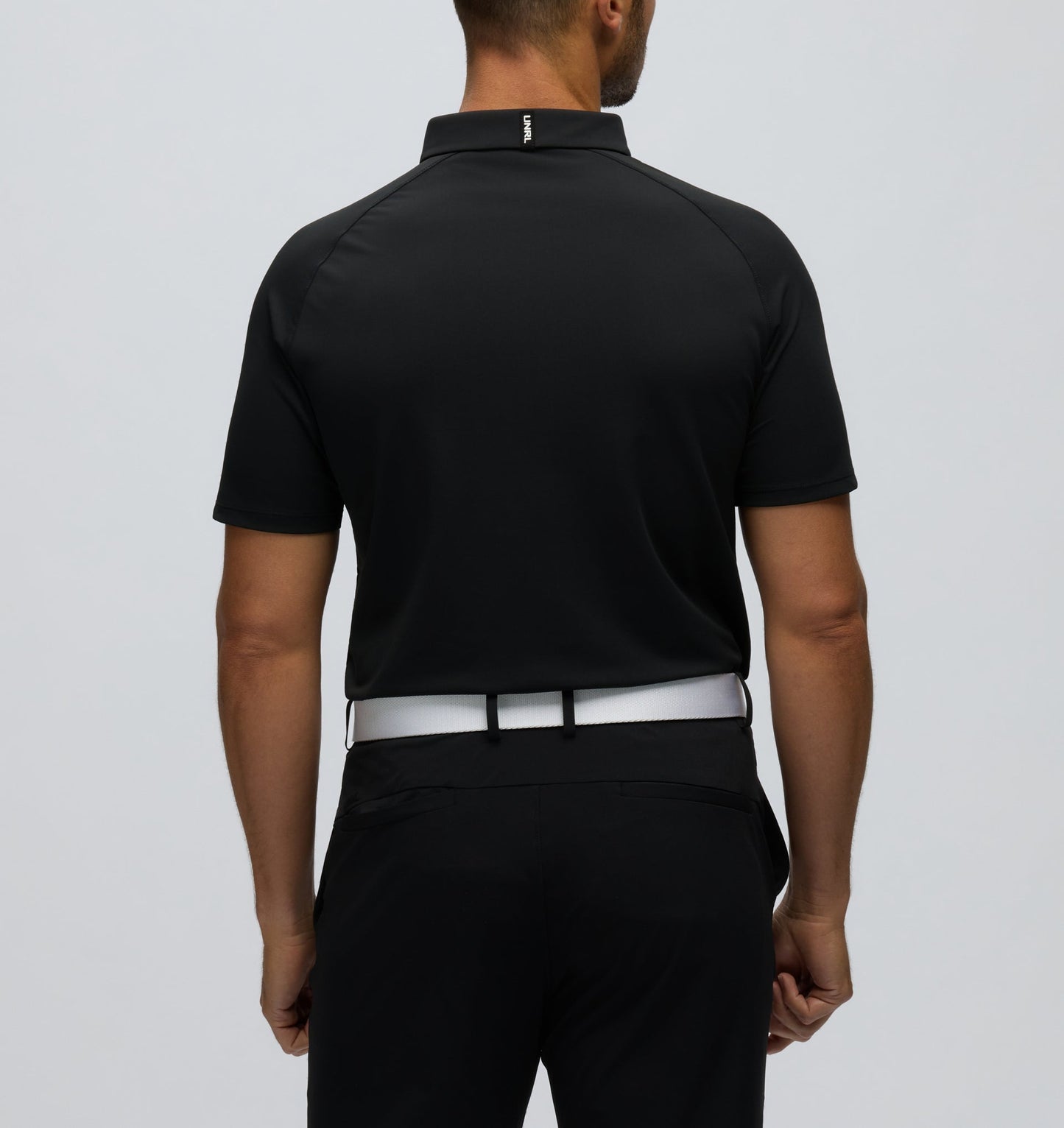Black Pique Pro Polo