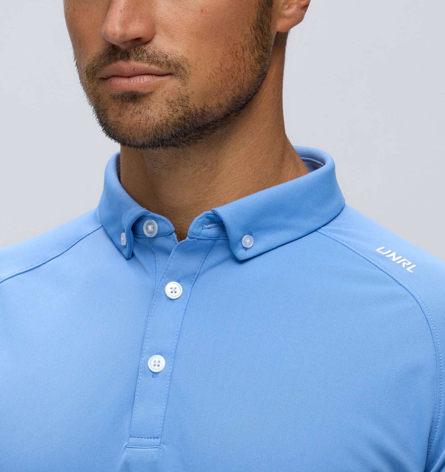 Perennial Blue Pique Pro Polo