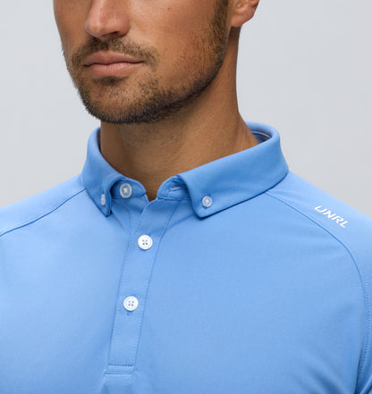 Perennial Blue Pique Pro Polo