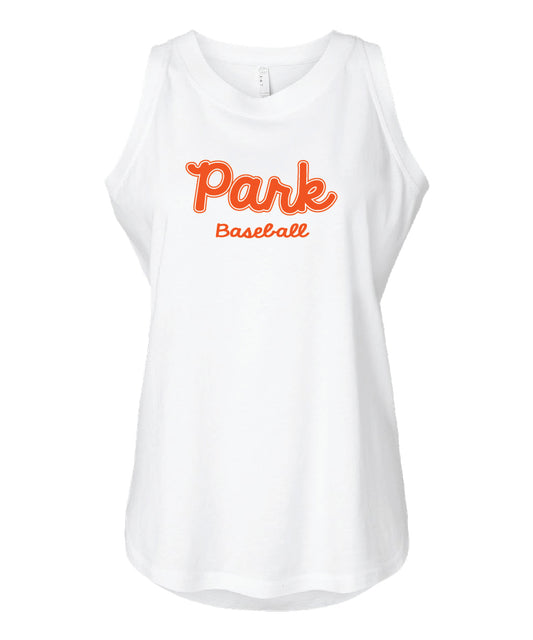 SLP Baseball Women's White Tank