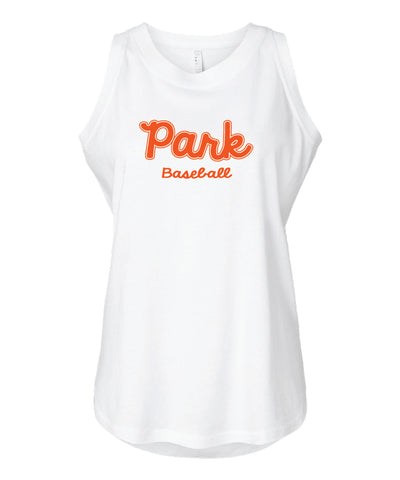 SLP Baseball Women's White Tank