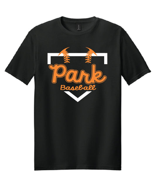 SLP Baseball Tee - Black Plate Logo (adult and youth)