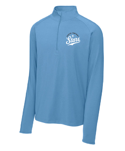 Carolina Blue 1/4 zip Stars